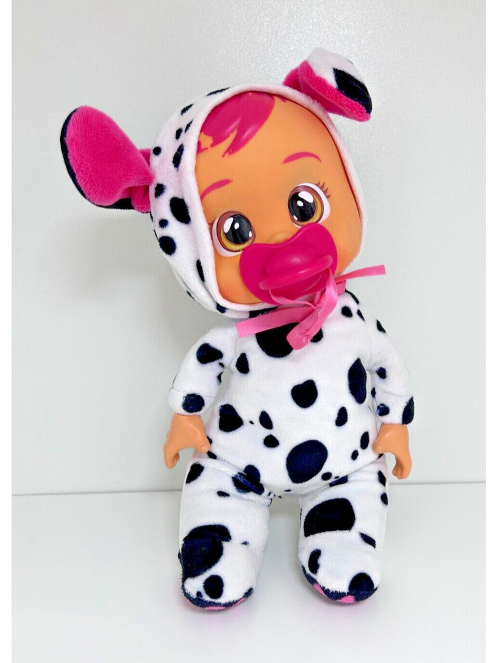 Cry Babies Dotty Crying Baby Doll Dalmatian Outfit 12"